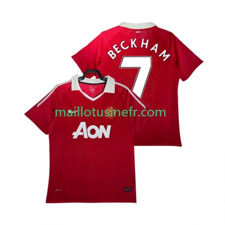 Maillot de Foot Manchester United BECKHAM 7 2010 2011 Domicile Retro Maillot de Foot Manchester United BECKHAM 7 2010 2011 Domicile Retro